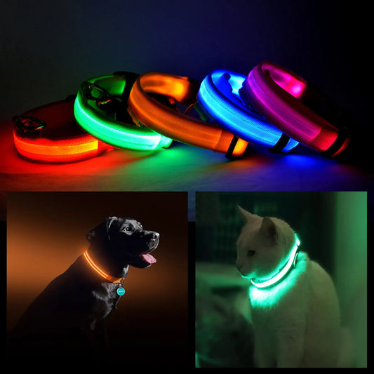LED Pet Safety Halo-Style Collar – Light-Up Dog Collar (1 Pack) - Pack Of: 1