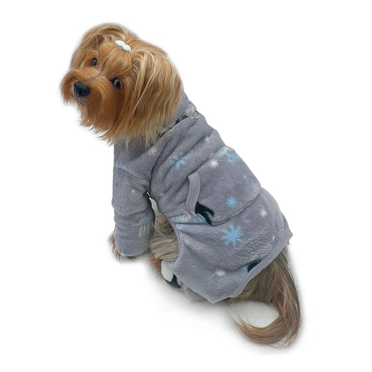 Ultra-Thick Plush Penguins Turtleneck Pajamas – Cozy Dog Sleepwear